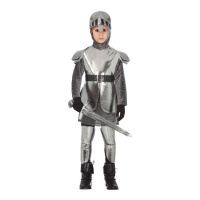 Costume de chevalier médiéval avec armure pour enfants