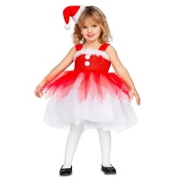 Costume de Père Noël avec tutu pour filles