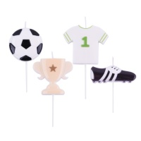 Voiles de football - PME - 4 pcs.