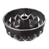 Moule à gâteau Bundt en aluminium géométrique 25 x 10 cm - Kaiser