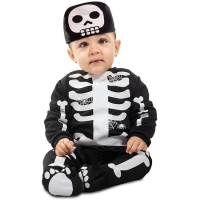 Costume de bébé squelette