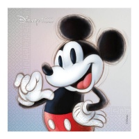 Serviettes de table Mickey Vintage 33 x 33 cm - 20 pcs.