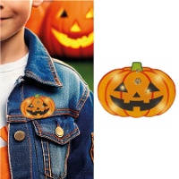 Broche de citrouille lumineux de 3 cm