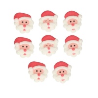 Figurines en sucre Père Noël - FunCakes - 8 unités