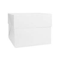 Boîte à gâteaux carrée 30,5 x 30,5 x 15 cm - Decora