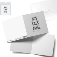 Carte de voeux Nos caes fatal