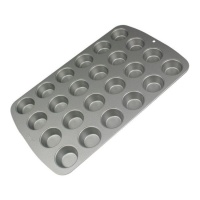 Mini moule à cupcake en acier 39,4 x 24,6 x 2,1 cm cm - PME - 24 cavités