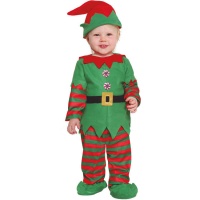 Costume de lutin à rayures pour bébés