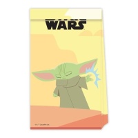 Sacs en papier Baby Yoda The Mandalorian 21 x13 x 8.5 cm - 4 pcs.