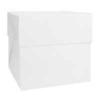 Boîte à gâteaux carrée 40,5 x 40,5 x 25 cm - Decora