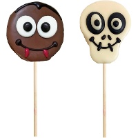Sucette d'Halloween de guimauve avec chocolat de 30 gr - 1 unité