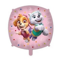 Paw Patrol Dog Patrol Balloon Skye and Everest 46 cm square