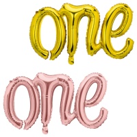 Lettres de ballons Un 66 x 37 cm - PartyDeco