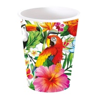 Tasses pour paysages tropicaux 240 ml - 6 pcs.