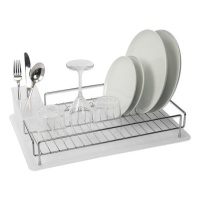 Porte-vaisselle 32 x 47 x 9 cm plat chrome nickel - Duett