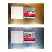 Boîte à gâteaux de couleur métallique avec fenêtre 26 x 26 x 29,4 cm - FunCakes - 1 pc.