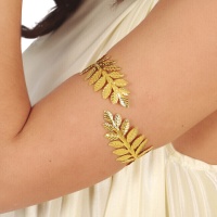 Bracelet feuille d'or