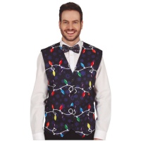 Gilet de Noël avec ampoules électriques