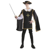 Costume de mousquetaire avec croix pour hommes