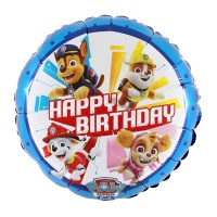 Paw Patrol Happy Birthady Ballon 46 cm - Grabo