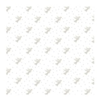 Feuille acétate imprimée colombes de communion 30,5 x 30,5 cm - Artis décor - 1 unité