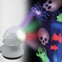 Projecteur LED à piles avec figurines d'Halloween