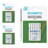 Aiguilles de machine à coudre pour surpiqûres - Schmetz - 5 pcs.