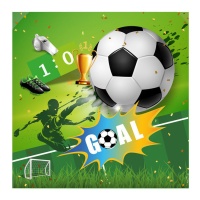 Serviettes de table GOAL 16,5 x 16,5 cm - 30 pcs.