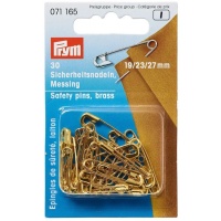 Épingles de sûreté en tailles assorties 1,9, 2,3 et 2,7 cm - Prym - 30 pcs.