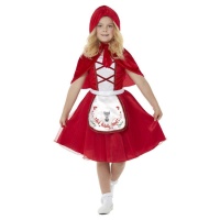 Costume du Petit Chaperon Rouge avec jupe en tulle pour filles