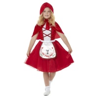 Costume du petit chaperon rouge avec jupe en tulle pour filles