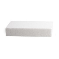 Base carré en polystyrène 40 x 40 x 5 cm - Decora