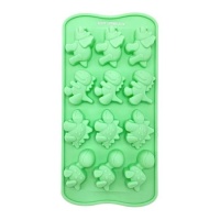 Moule en silicone pour dinosaures 21 x 10,5 cm - Happy Sprinkles - 12 cavités