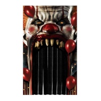 Rideau de clown effrayant 1,45 x 2,40 m