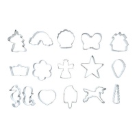 Kit de cutters assortis - Scrapcooking - 16 unités