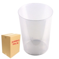Gobelets en plastique transparent réutilisables de 500 ml - 450 pcs.
