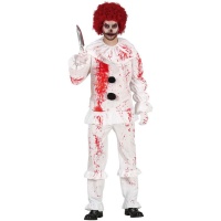 Costume de clown sanglant pour homme