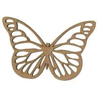 Shaker papillon en bois deux silhouettes avec acétate 16 x 10,5 cm - Artis decor