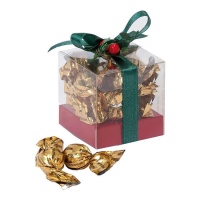 Boîte de Noël avec 8 croki-chocs aux amandes de 5,7 cm