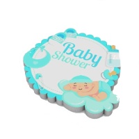 Figurine polystyrène Baby Shower 25 x 22 x 4 cm