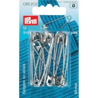 Épingles de sûreté 50 cm - Prym - 12 unités