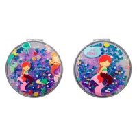 Miroir sirène avec paillettes assorties - 1 pc.