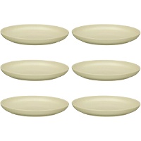 Assiette de 26 cm mouchetée plane - Vessia - 6 unités