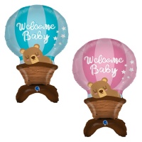 Ballon de bienvenue pour bébé avec base de 97 cm - Grabo