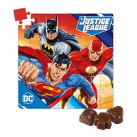 Justice League Puzzle avec chocolats 102 gr - Dekora