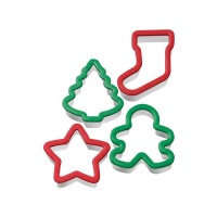 Découpoirs de Noël assortis - Wilton - 4 pcs.