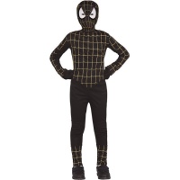 Costume Spiderman noir pour enfants