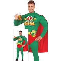 Costume de héros BeerMan pour homme