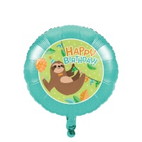 Ballon Sloth de 45 cm - Creative Converting