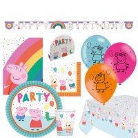 Pack Party Peppa Pig - 8 personnes